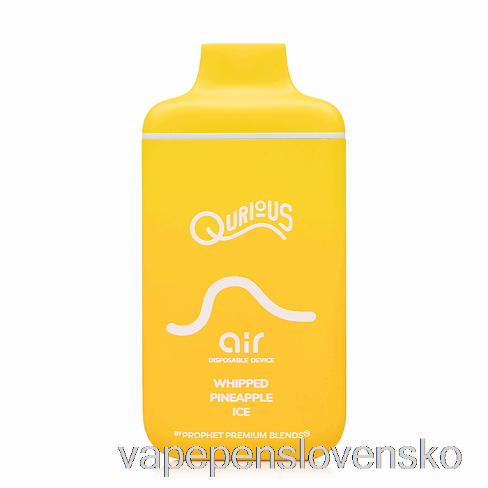 Quirious Air 6000 Jednorazové šľahané Ananásové ľadové Vape Shop Bratislava